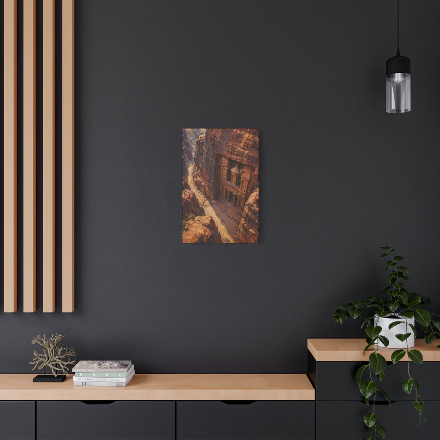 Petra Canyon Canvas