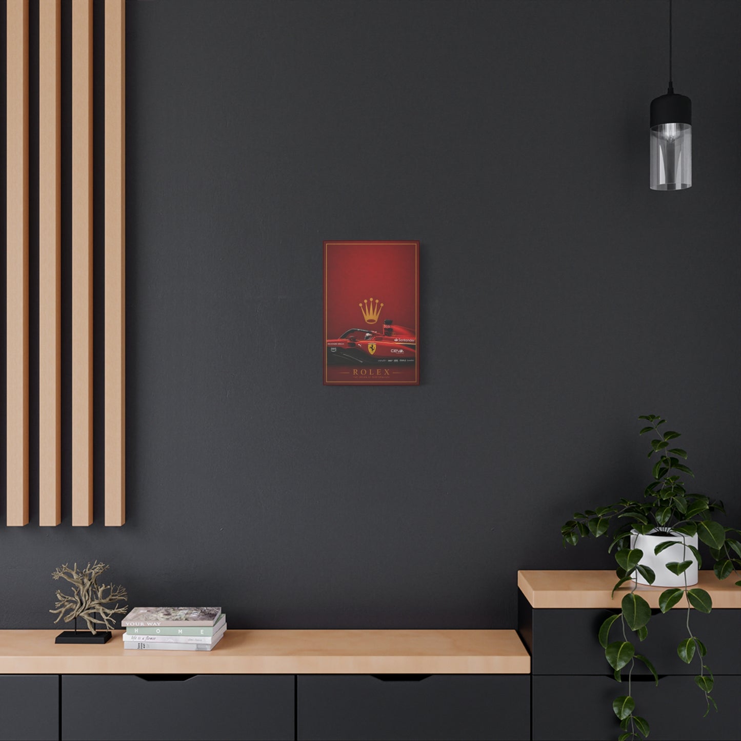 Red F1 Racing Canvas Print