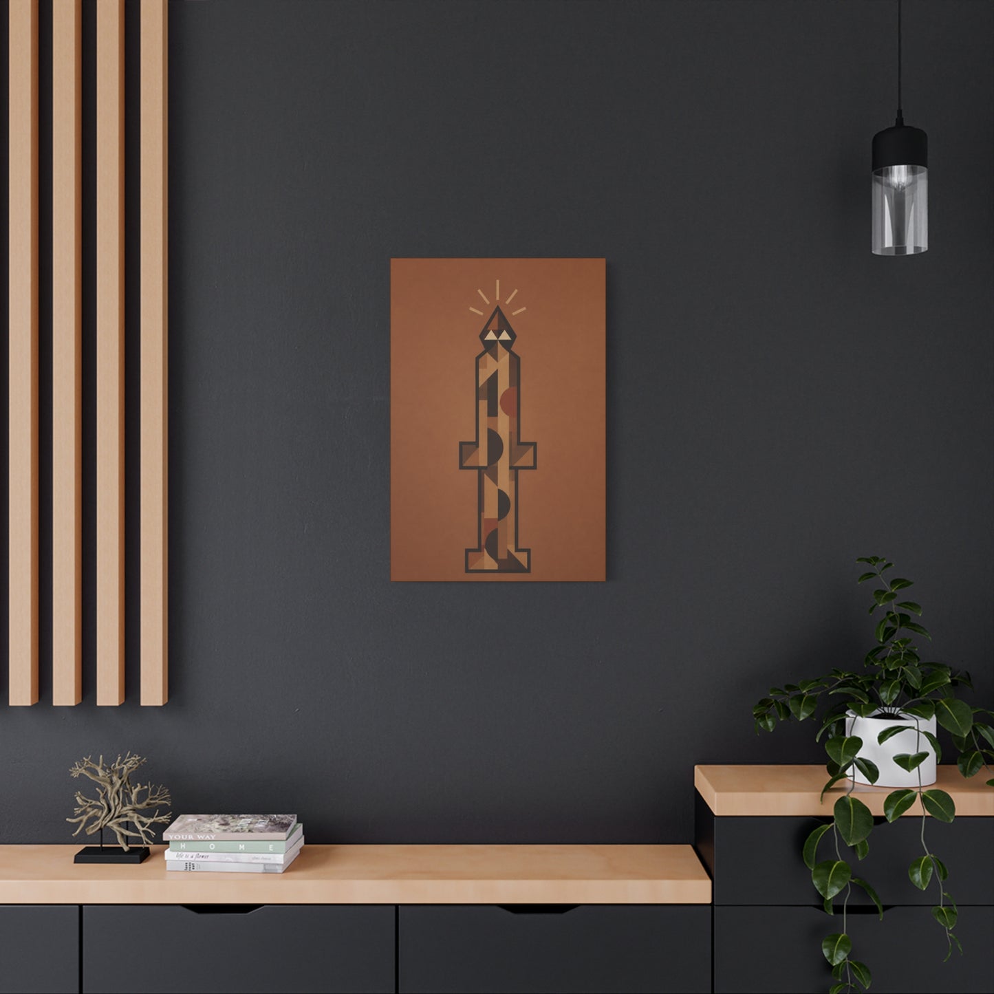 Abstract Geometric Totem