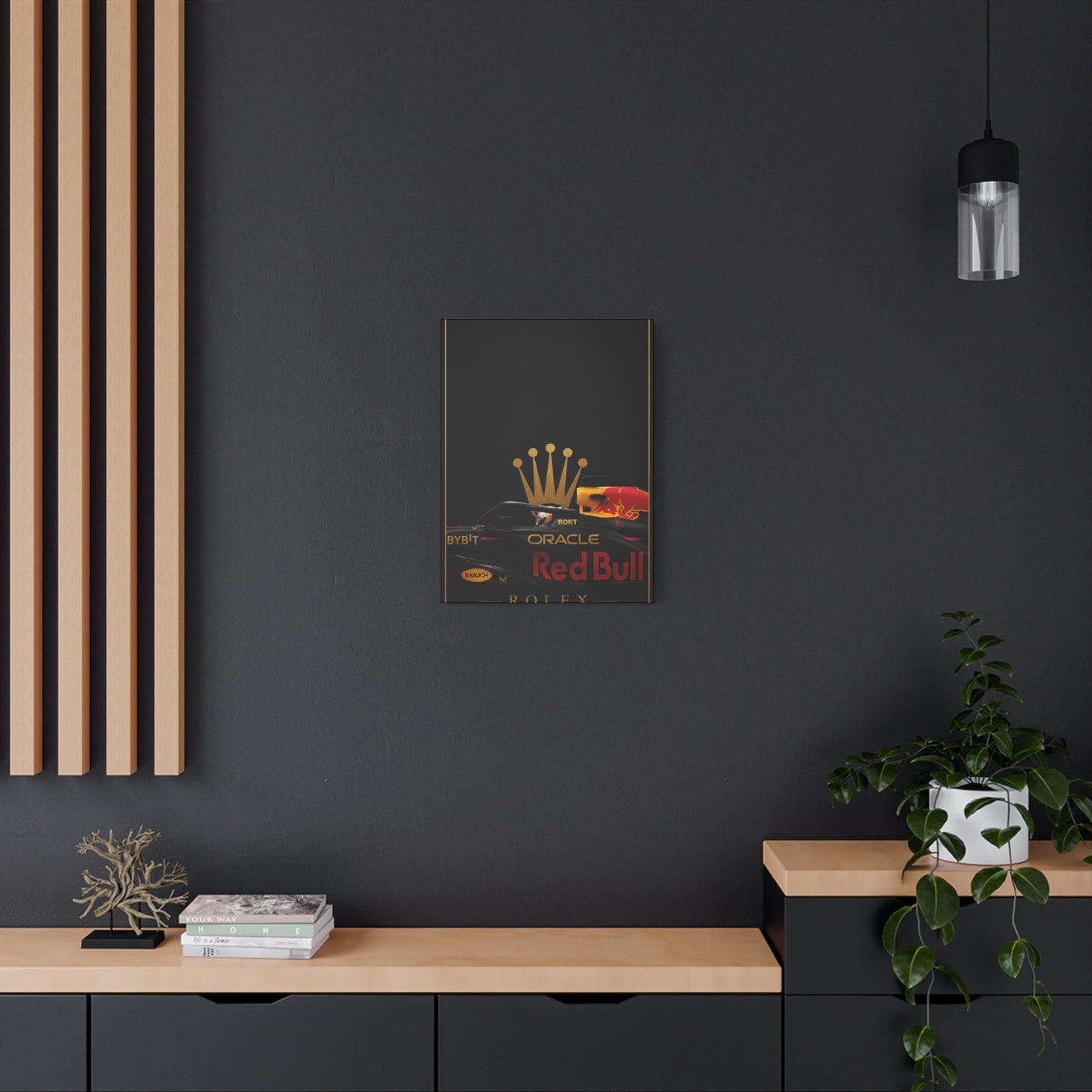 RB Racing Formula 1 Car Matte Canvas