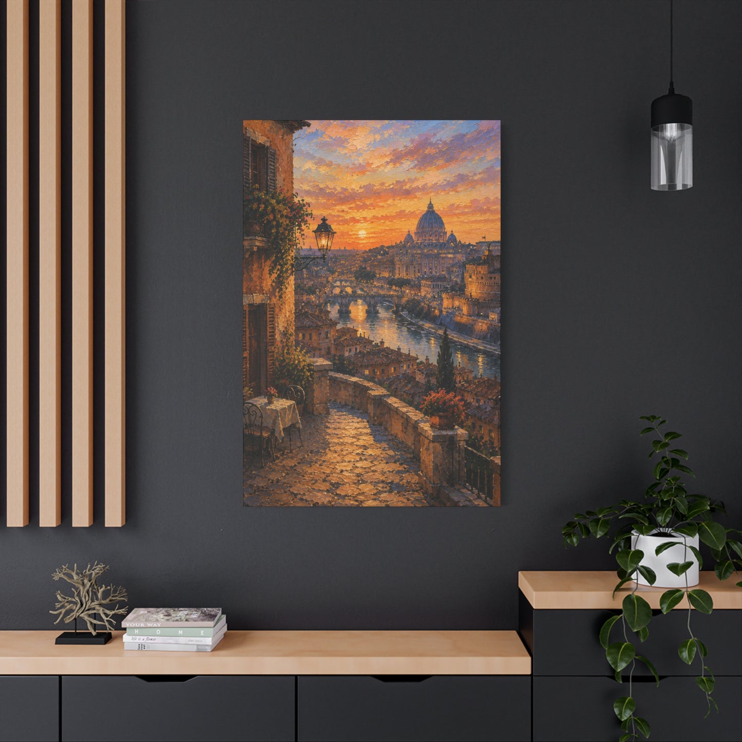 Rome Sunrise Canvas