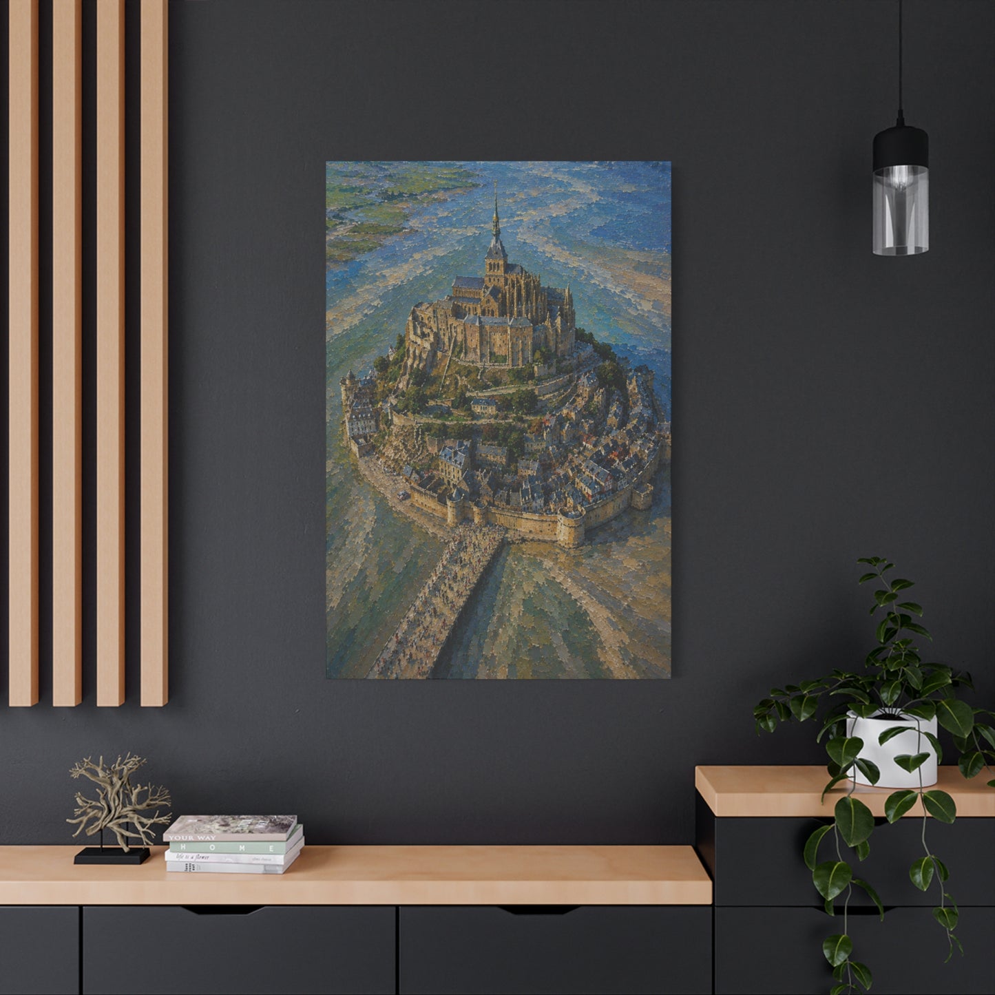 Mont Saint-Michel Matte Canvas