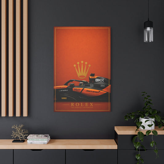 F1 Racing Poster Canvas