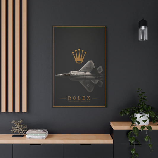 Rolex Fighter Jet Canvas