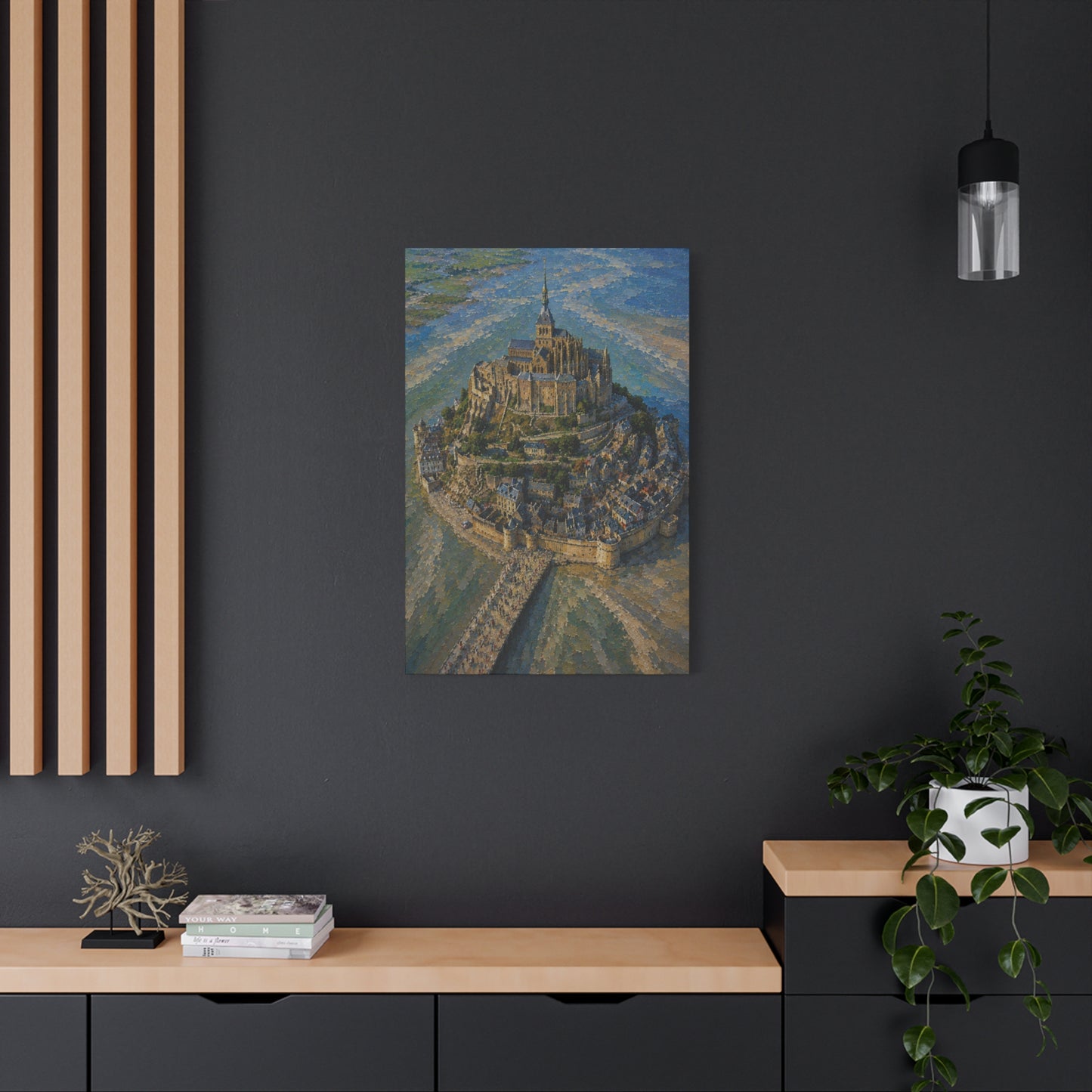 Mont Saint-Michel Matte Canvas
