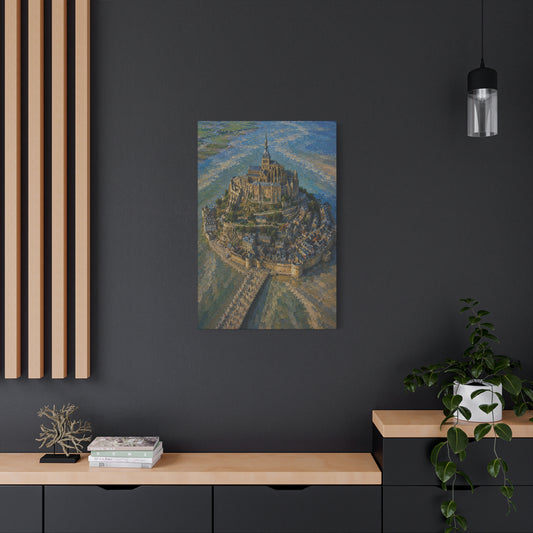 Mont Saint-Michel Matte Canvas