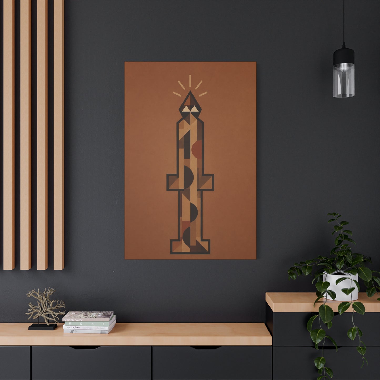Abstract Geometric Totem