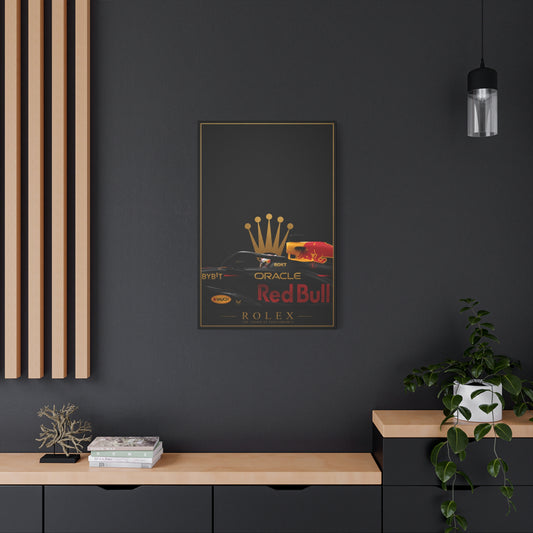 RB Racing Formula 1 Car Matte Canvas